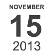 15 November 2013